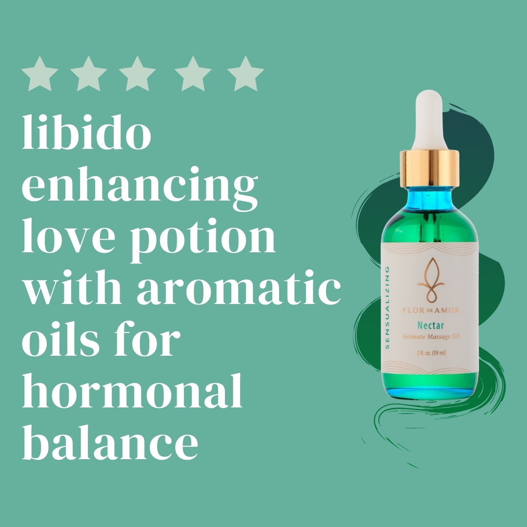 Damiana Nectar | Stimulating, Tingling and Moisturizing Arousal oil with  plant power | Flor de Amor